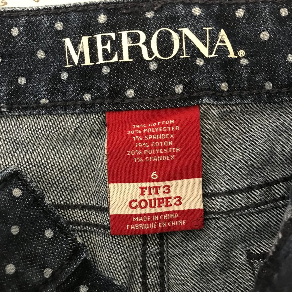 Merona Ankle Skinny Jeans Polka Dot | Size 6 - Picture 10 of 11